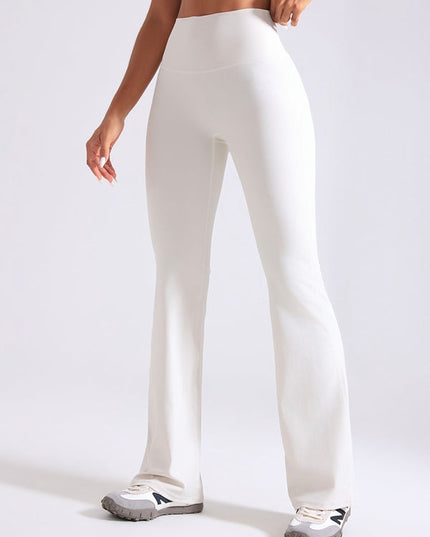 ZASUWA Female Faux Leather Flare Leggings