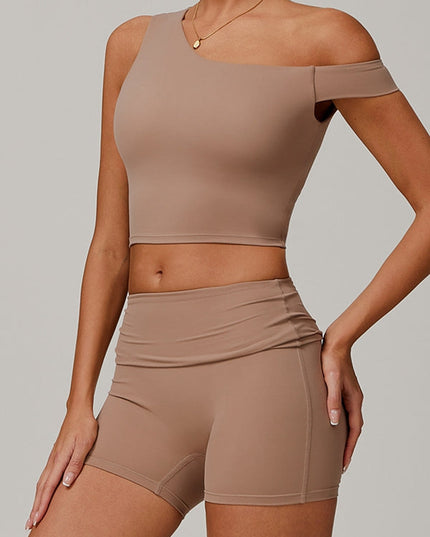 ZASUWA Female Unique Cutout Short Tracksuit