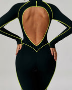 Yellow / S / Long Sleeves Jumpsuit