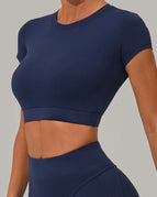 Navy / S / Short Sleeves