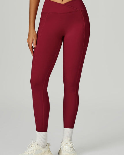 ZASUWA Female V shape-waist Pocket Leggings
