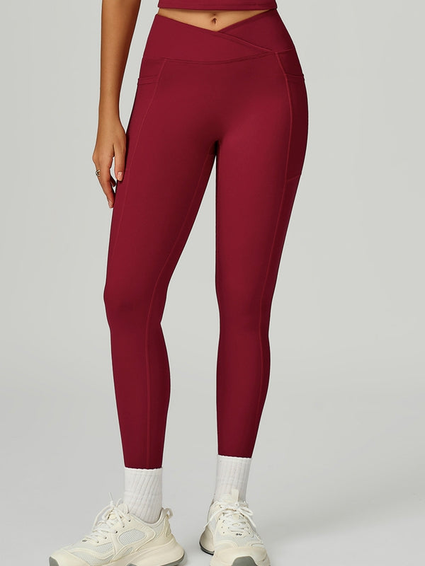 ZASUWA Female V shape-waist Pocket Leggings