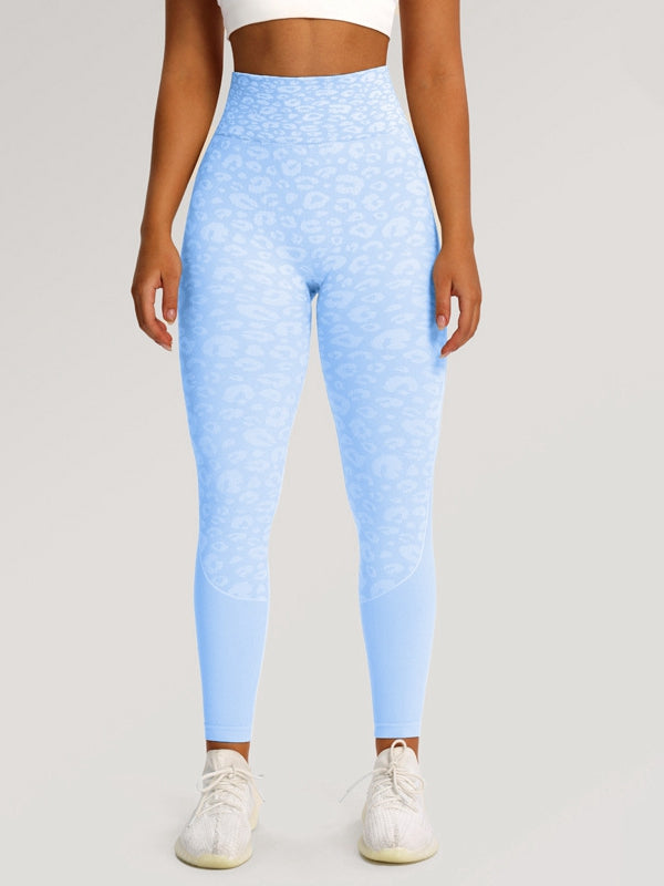 ZASUWA Female Seamless Leopard Print Hot Booty Leggings