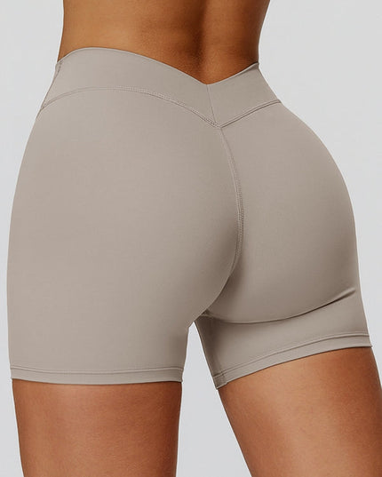 ZASUWA Female Deep V Back Yoga Leggings