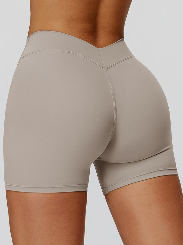 ZASUWA Female Deep V Back Yoga Leggings