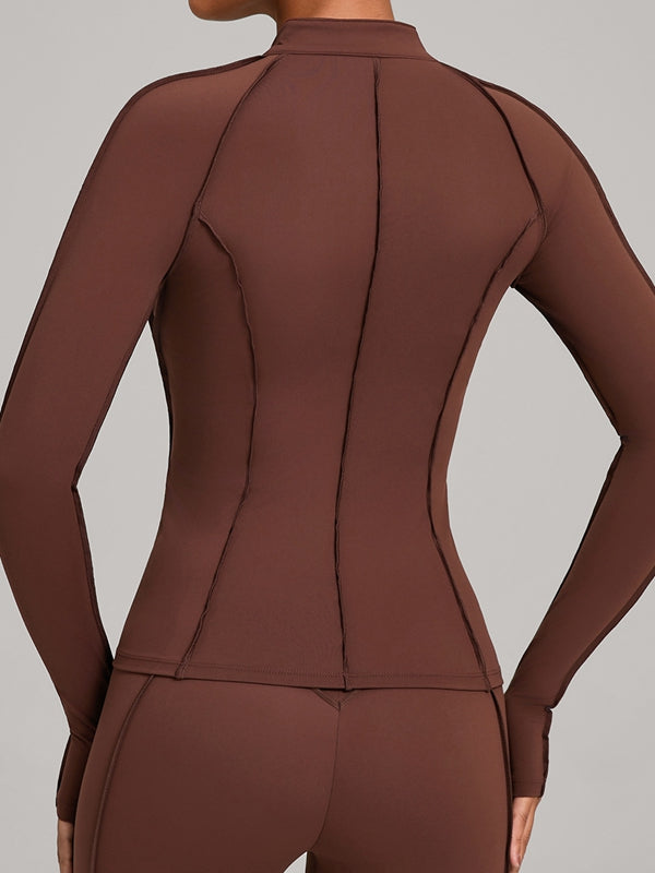 ZASUWA Female Stitch Zipper Jacket