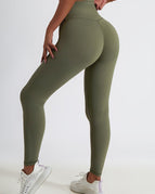 Olive Green / S / Leggings