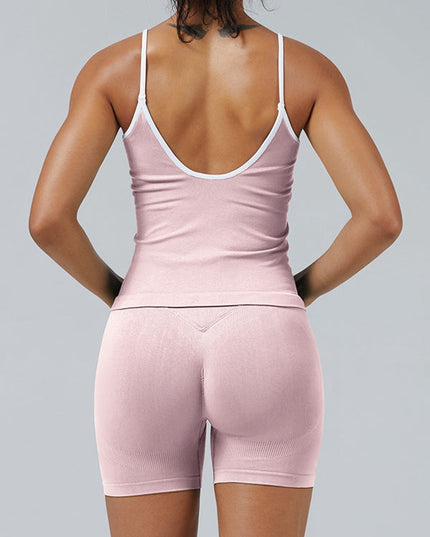 ZASUWA Female Stripes Seamless High-rise Tracksuit