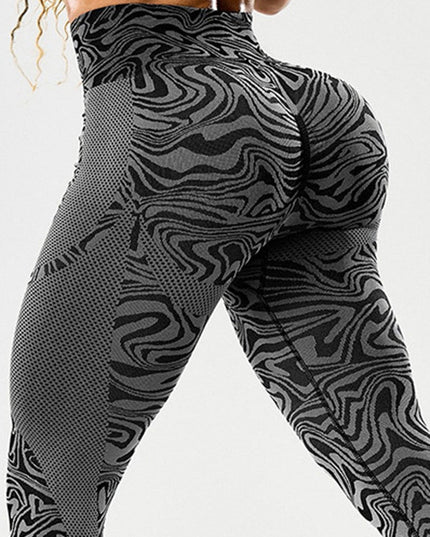 ZASUWA Female Sexy Faux Leather Leopard Print Leggings