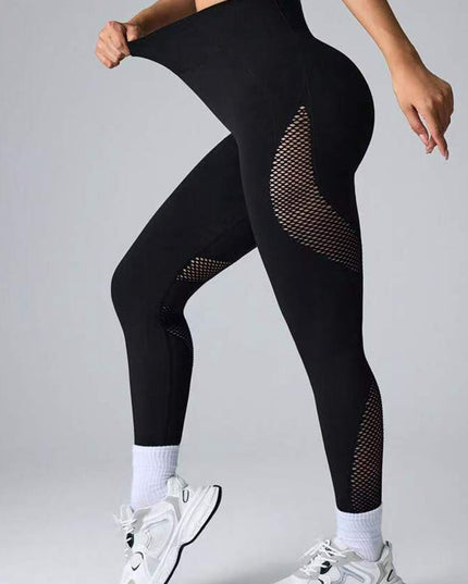 ZASUWA Female Seamless Fishnet Leggings