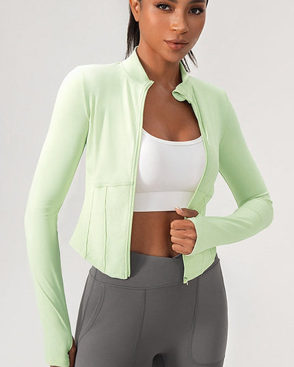 ZASUWA Female Corset Zipper Jacket