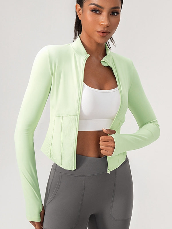 ZASUWA Female Corset Zipper Jacket