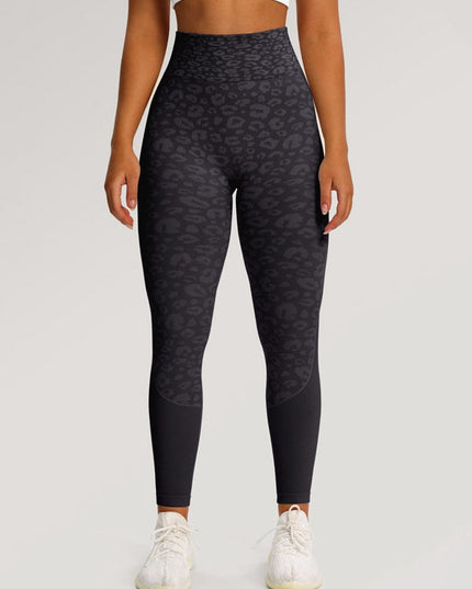 ZASUWA Female Seamless Leopard Print Hot Booty Leggings