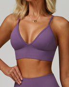 Purple / S / Bras