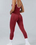 Red / S / Tank+Leggings