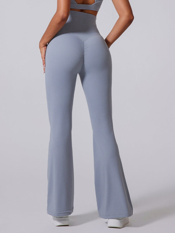 ZASUWA Female Super High-rise Scrunch Bum Flare Leggings