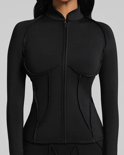 ZASUWA Female Super Stylish&Sexy Stitch Performance Short Sleeves