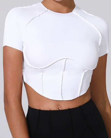 ZASUWA Female Super “Future Interstellar” Stitch Performance Short Sleeves