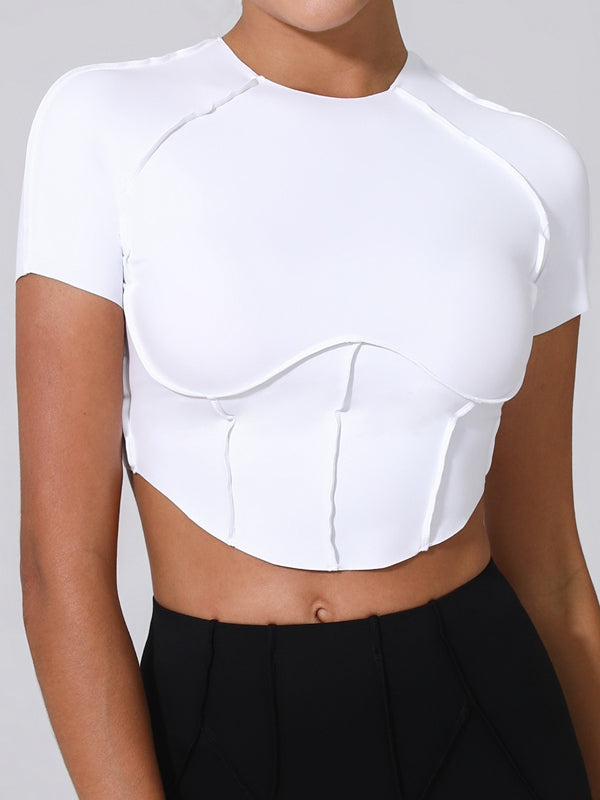 ZASUWA Female Super “Future Interstellar” Stitch Performance Short Sleeves