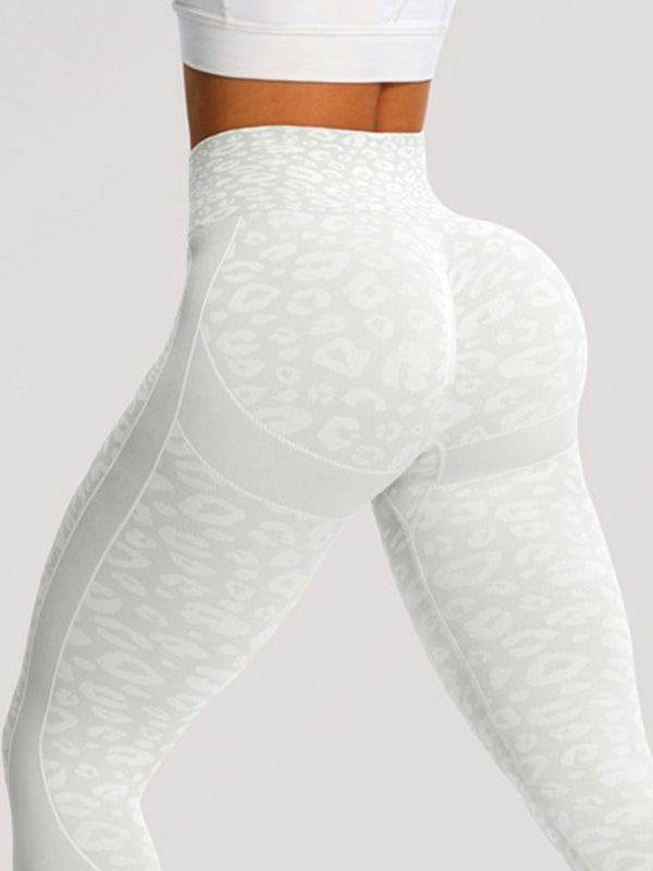 ZASUWA Female Seamless Leopard Print Hot Booty Leggings