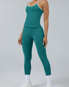 Teal / S / Tank+Leggings