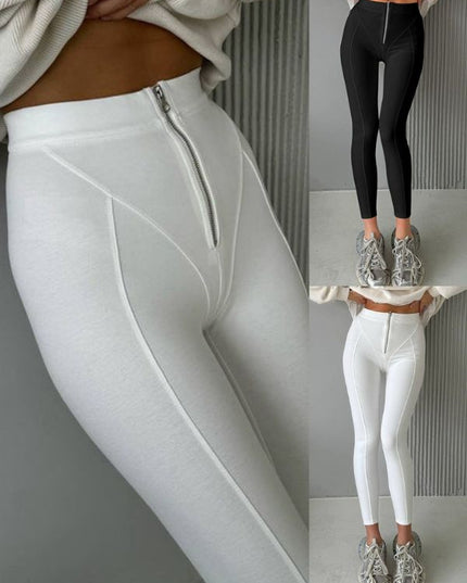 ❤ZASUWA Female Must Have Zipper Leggings