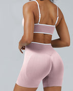 Pink / S / Bras+Shorts