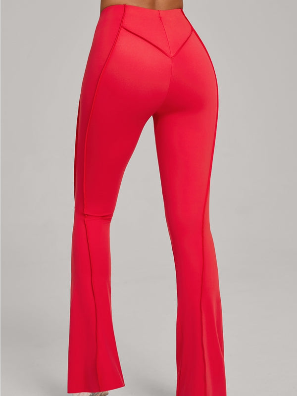 ZASUWA Female Stitch Flare Leggings