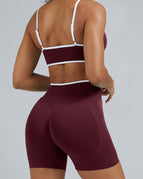 Brown / S / Bras+Shorts