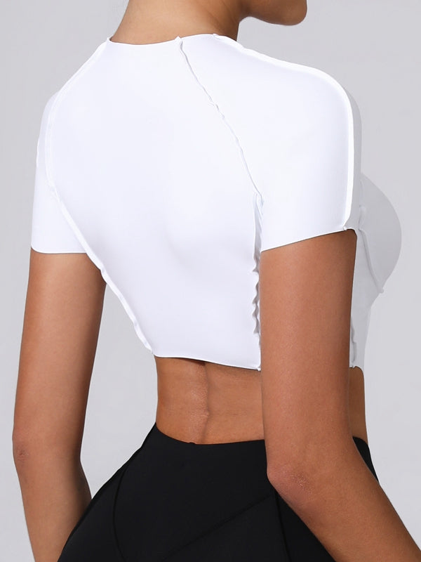 ZASUWA Female Super “Future Interstellar” Stitch Performance Short Sleeves