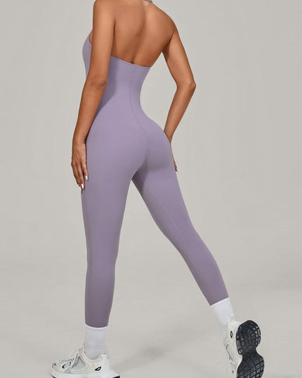 ZASUWA Female Backless Halter Jumpsuit