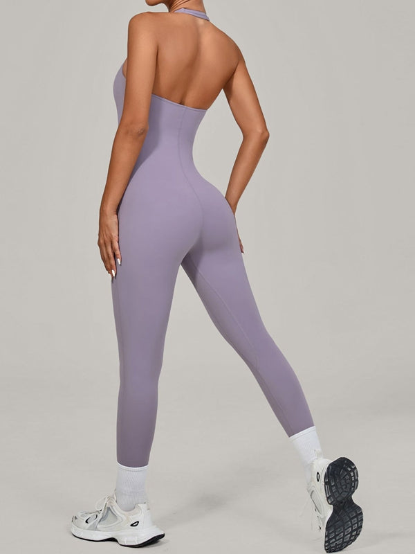 ZASUWA Female Backless Halter Jumpsuit