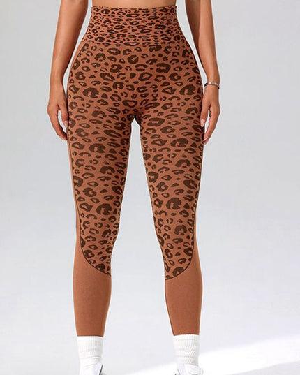 ZASUWA Female Seamless Leopard Print Hot Booty Leggings