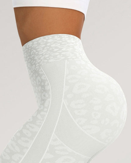 ZASUWA Female Seamless Leopard Print Hot Booty Leggings