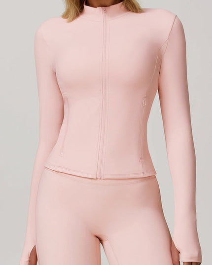 ZASUWA Female Zipper Pocket Thumbhole Jacket