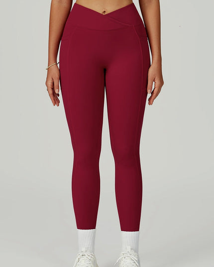 ZASUWA Female V shape-waist Pocket Leggings