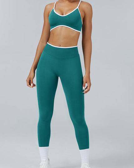 ZASUWA Female Stripes Seamless High-rise Tracksuit