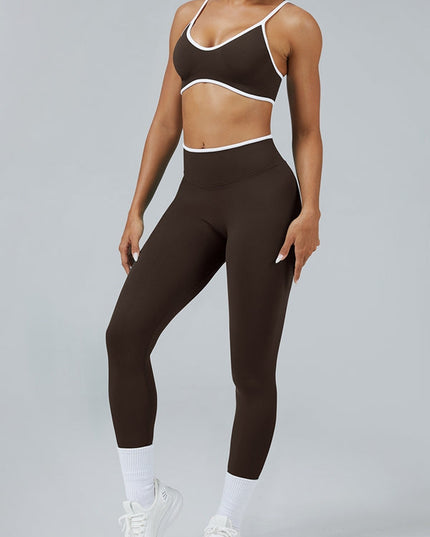 ZASUWA Female Stripes Seamless High-rise Tracksuit