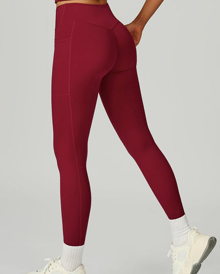 ZASUWA Female V shape-waist Pocket Leggings