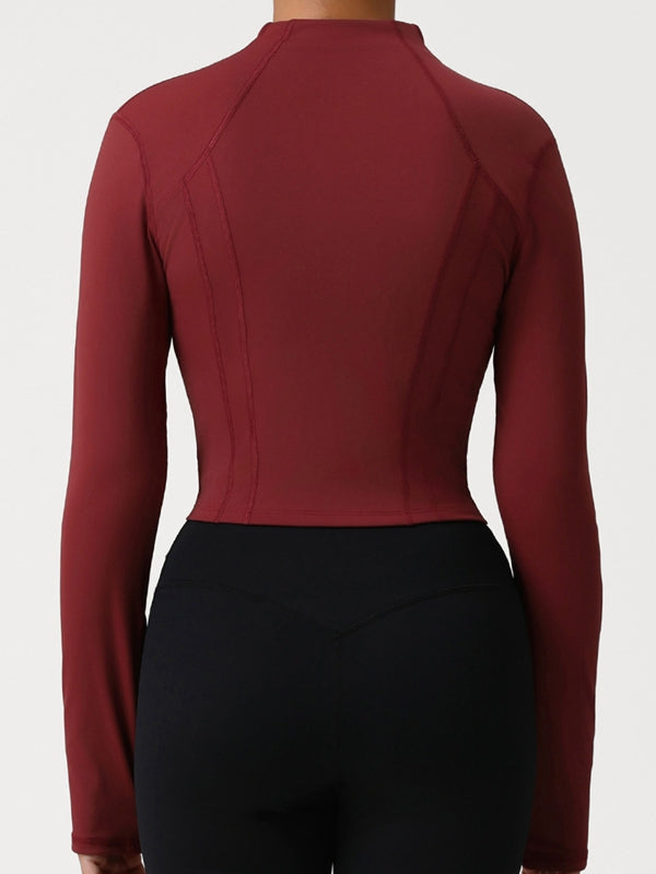 ZASUWA Female Basic Zipper Pocket Jacket