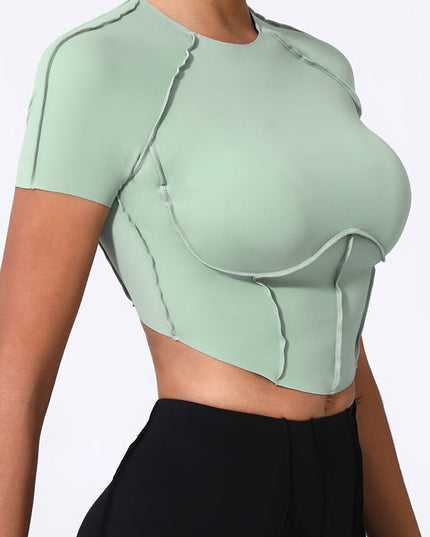 ZASUWA Female Super “Future Interstellar” Stitch Performance Short Sleeves