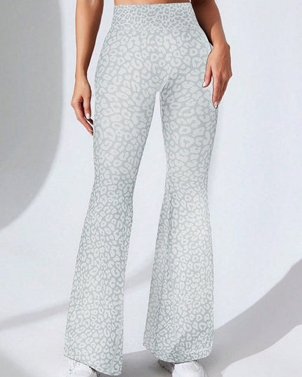 ZASUWA Female Leopard Print Flare Leggings