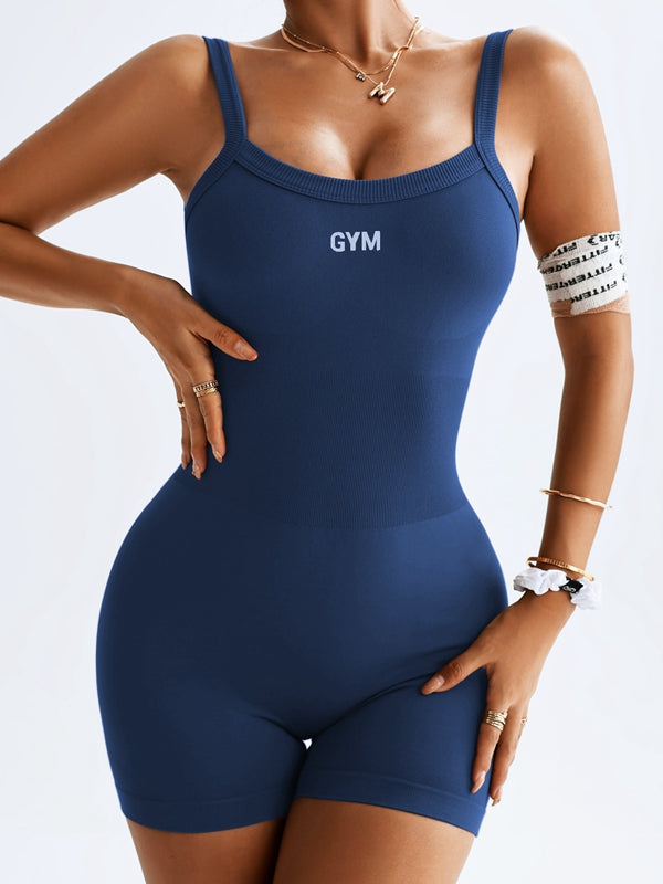 ZASUWA Female Scrunch Bum Backless Romper