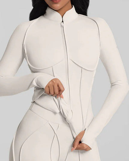 ZASUWA Female Super Stylish&Sexy Stitch Performance Short Sleeves