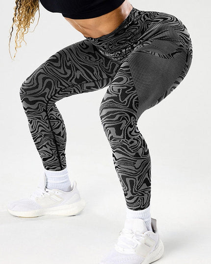 ZASUWA Female Sexy Faux Leather Leopard Print Leggings