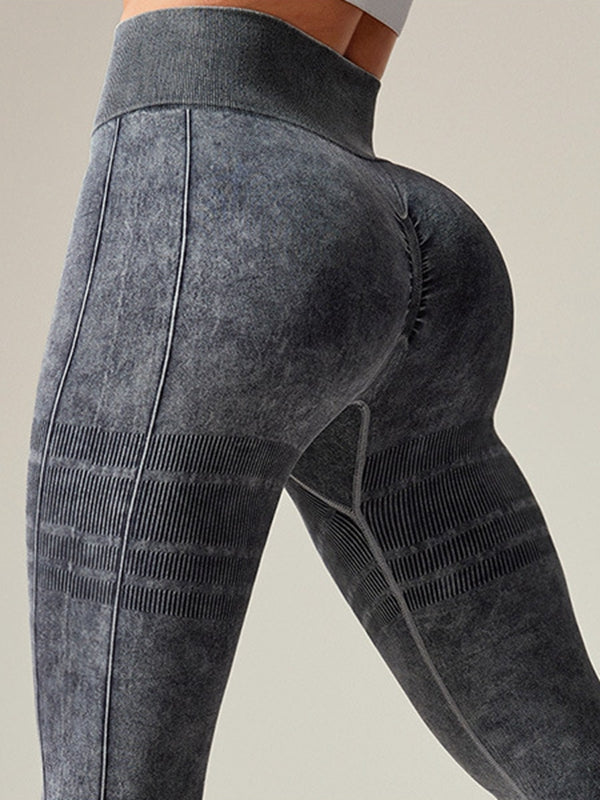 ZASUWA Female Denim Scrunch Bum Leggings