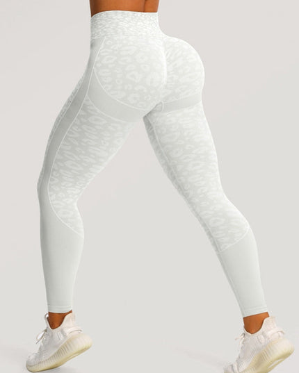 ZASUWA Female Seamless Leopard Print Hot Booty Leggings