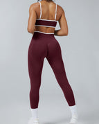 Brown / S / Bras+Leggings