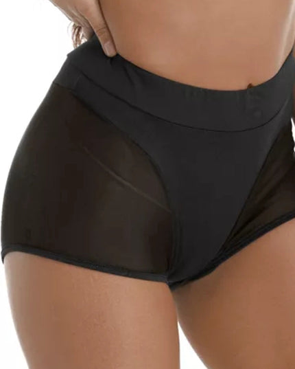ZASUWA Female Sexy Sheer Mesh Quick-dry Shorts
