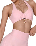 Pink / S / Shorts+Bras